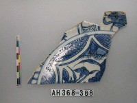 藏品(青花折沿盤（卡拉克瓷）殘件)的圖片